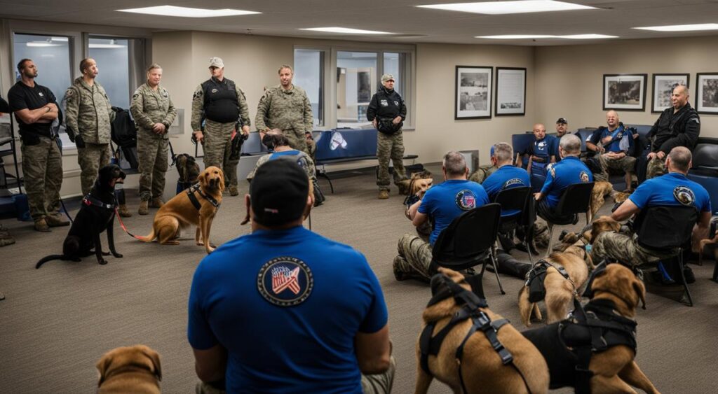 service dog training for veterans